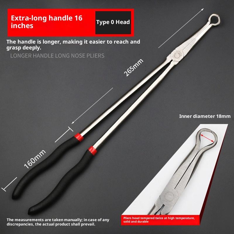 High Quality Multifunctional 1Pc Fishing Pliers Curve Straight Long Handle Carbon Steel Gripper Diy Manual Tool