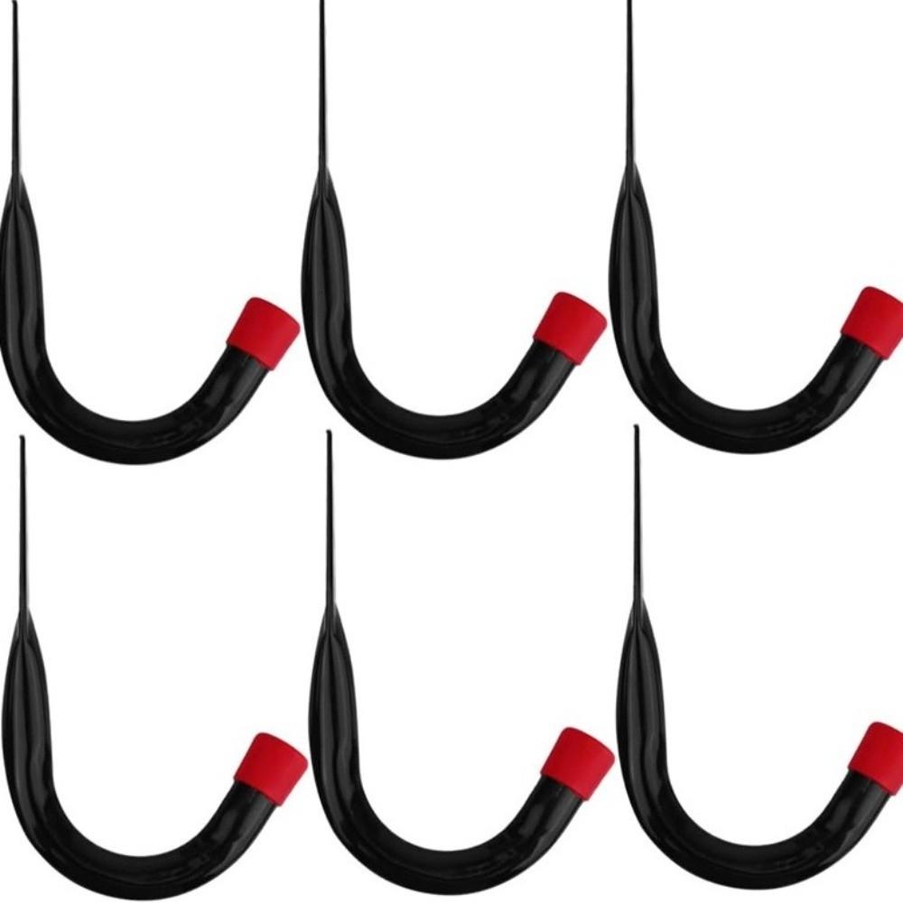 6PCS/Set J-Type Bike Wall Mount Hooks Heavy Duty Bike Parking Hanger Wall Mount