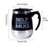 Automatic Mixing Cup Stainless Steel Coffee Blender Portable Lazy Mixer  Coffee Milk