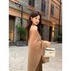 Irregular Loose Fit Knitwaer Off Shoulder Cape Blouse Casual  Cover Up Solid Color Knitted Blouses Sheer Knit Poncho Top Elegant Layering Clothing