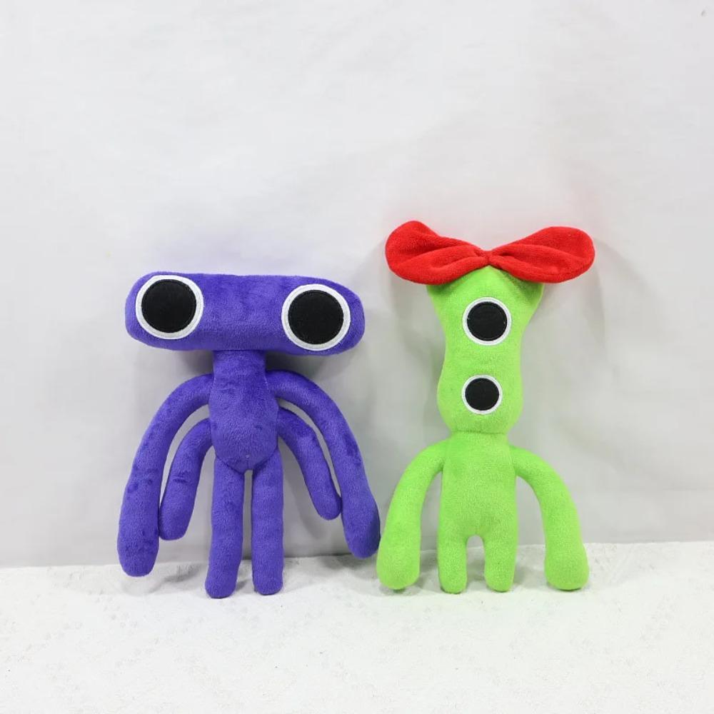 27CM House Of Vurvur Plush Doll Set Two Colorful Monster Stuffed Animals Soft Huggable Toys For Kids Boys Girls Room Decor
