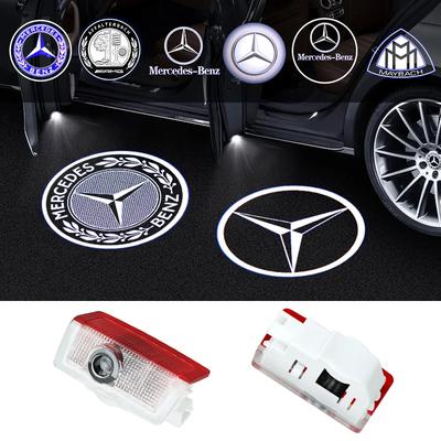 2 buc Lumină de întâmpinare pentru ușa mașinii Emblema logo Pentru Mercedes Benz Clasa A C E GLC GLA GLE GLB W177 W205 W212 W213 X253 X156 W166 X247