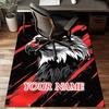 1PC Custom Name Eagle Power Artwork Theme Floor Mat Ideal for Living Room, Game Rooms, Office, Bedroom Floor Mat Playful Design