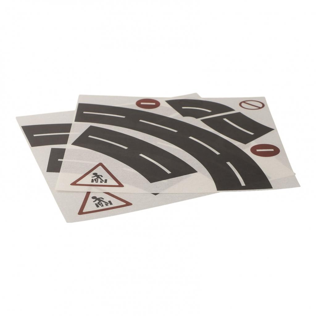 Parking Scene Toy Track Sticker Pattern Removable Set 18-25g