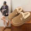 Women's cold-resistant snow boots in the winter of 2025 new retro thick-soled piled thickened warm Boken cotton shoes