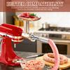3Pcs Sausage Stuffer Tube Stainless Steel Sausage Filling Funnel with Retainer Ring Homemade Sausage Maker Tube for Meat Grinder