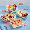 Churong 750ml Disposable Rectangular Food Containers with Lids (300 Count)