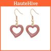 Fashionable Simple Heart Drip Oil Earrings Chic Casual Street Style Hot Sale