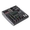 4 Channel Sound Mixer Stereo Bluetooth Mixing Console for Live Recording Karaoke 99 Bit Digital Signal Processor 7 Band