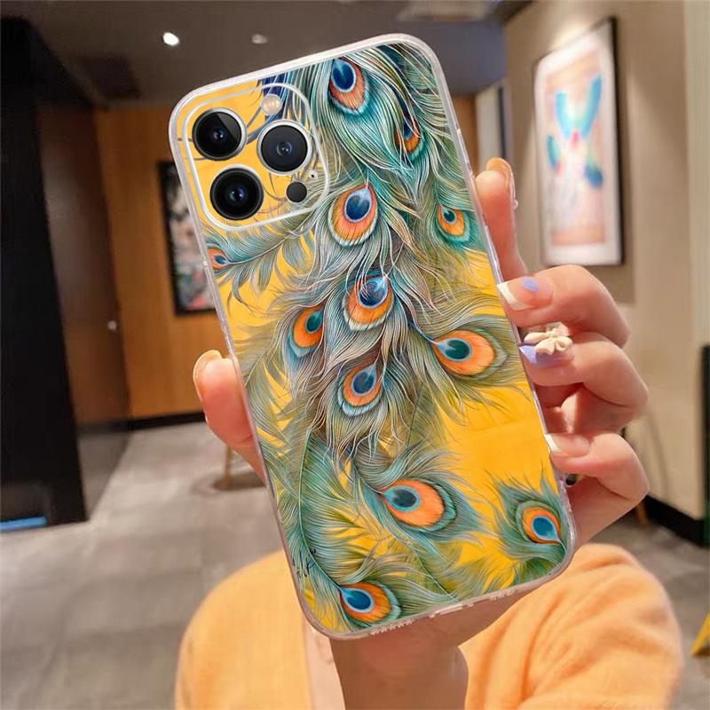 

Peacock Bird Phone Case For iphone 17ProMax 17 Pro Air 16 15 14 13 Pro Max 16 15 14 13 Pro 15Plus iphone 16
