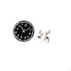 Modern Minimalist Acrylic Wall Clock And Reindeer Statue Ornaments Decorative Art Deer