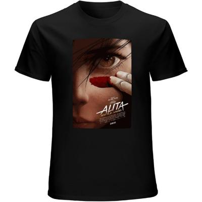Alita Battle Angel Live Action Manga Anime Film T-Shirt Rundhals Unisex Kurzarm T-Shirt