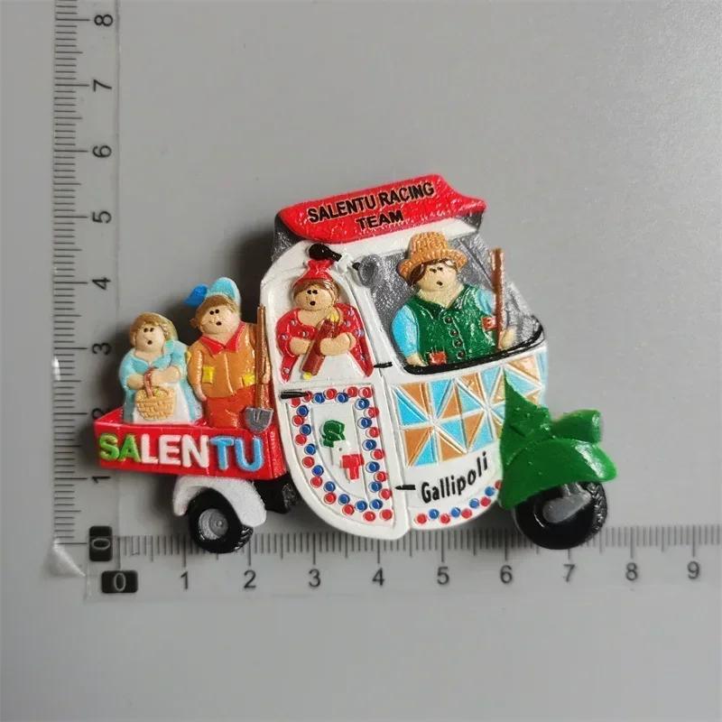 Italy Milan Fridge Magnets Madrid Florence Toscana Sirmione Lecce Venezia Tourist Souvenirs Magnetic Refrigerator Stickers Gift