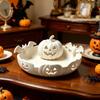 3D Printed Halloween Desk Ornament Gothic Style Bat Decoration Pumpkin Jewelry Tray  Tabletop Decor