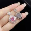 Sace Gems Classica lega di rame zircone anello orecchini collana pendente set di gioielli regali per la festa di nozze