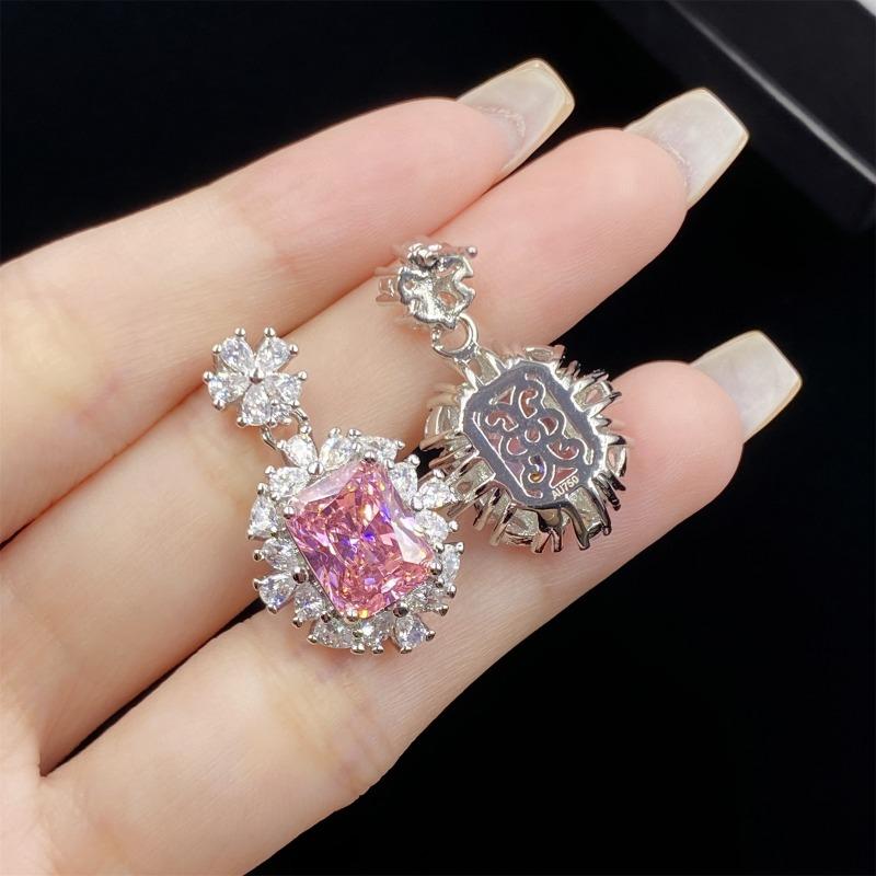 Sace Gems Classica lega di rame zircone anello orecchini collana pendente set di gioielli regali per la festa di nozze