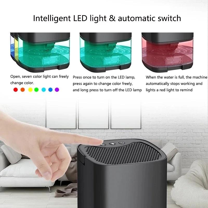 Dehumidifer Small Frigidaire Portable 1000ml Water Tank Dehumidifier For Home Bathroom Basement Deshumidificador