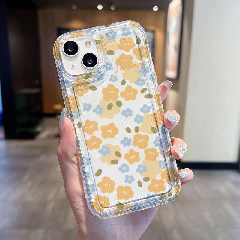 Flower Branch Case for Samsung Galaxy A55 A15 A53 A52S A14 A54 S24 S23 Ultra S22 Plus S21 S20 FE Airbag Shockproof Phone Cover