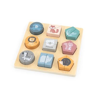 Dřevěné puzzle s motivem zvířat Polarbee, oblíbené korejské puzzle