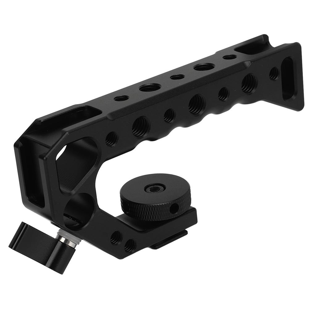 Universal Camera Top Handle Comfort Aluminum Alloy Grip with 1 4 Inch 3 8 Inch Threads and Cold Shoes