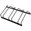 Dianoo 18cm Black Wine Glass Rack, Under Cabinet Hanging Stemware Holder for Bar Dining Room, 3 Rows