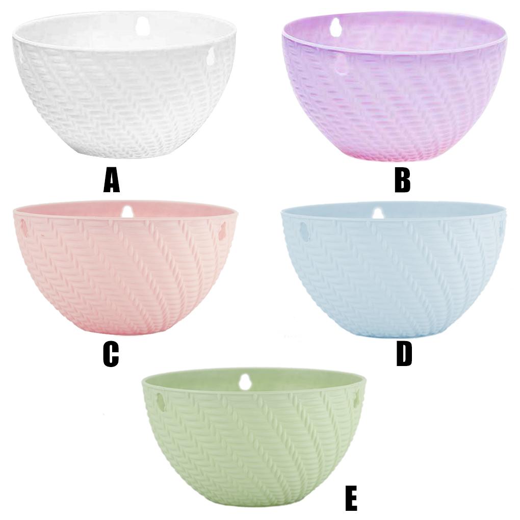 Korb Hängender Pflanzer mit Drainageloch Outdoor-Anlage Container Garten Blumentopf