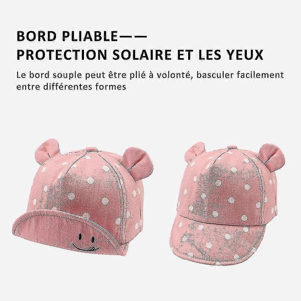 Baby Cap For Girl Boy Child Cotton  Sun Hat Adjustable Spring Summer
