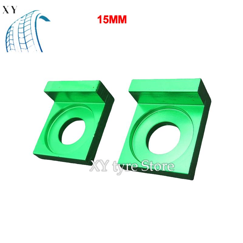 11mm/11mm Aluminum CNC Chain Block Axle Tensioner Adjuster for Motorcycle Pit Bike XR11 CRF71 SDG 117 111