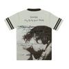 Sombr Mein Körper ist nicht bereit Netz-Trikot Retro Vintage Print T-Shirt Herren Damen Mode Lässig Kurzarm O-Ausschnitt Oberteil Y2K Streetwear