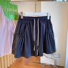 Women's Elastic Waist Casual Summer Shorts Women's Pocket Women's Shorts
