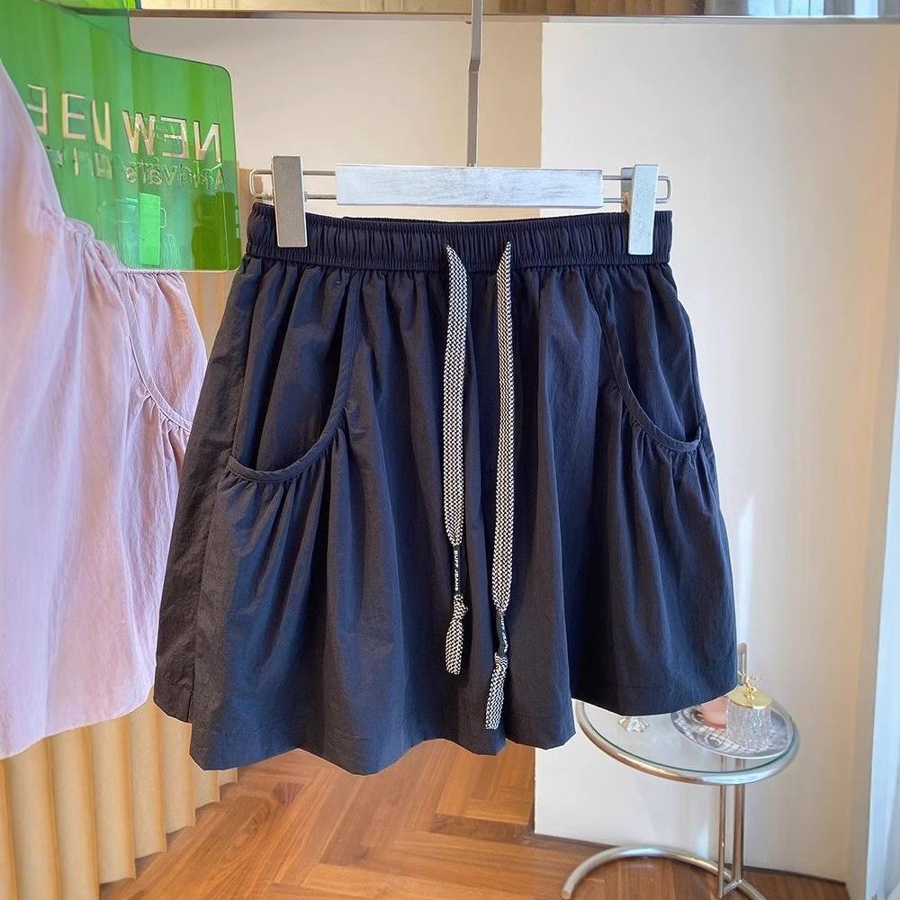 Women's Elastic Waist Casual Summer Shorts Women's Pocket Women's Shorts