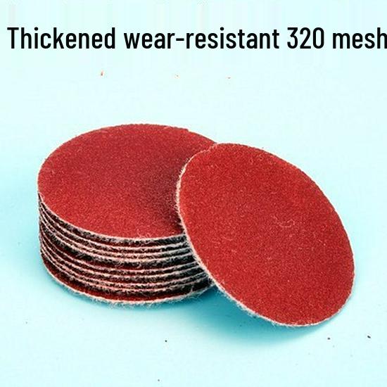 5-Inch Self-Adhesive Flocked Sandpaper Discs for Pneumatic Grinder - Perfect for Sanding, Polishing, and Woodworking Furniture.