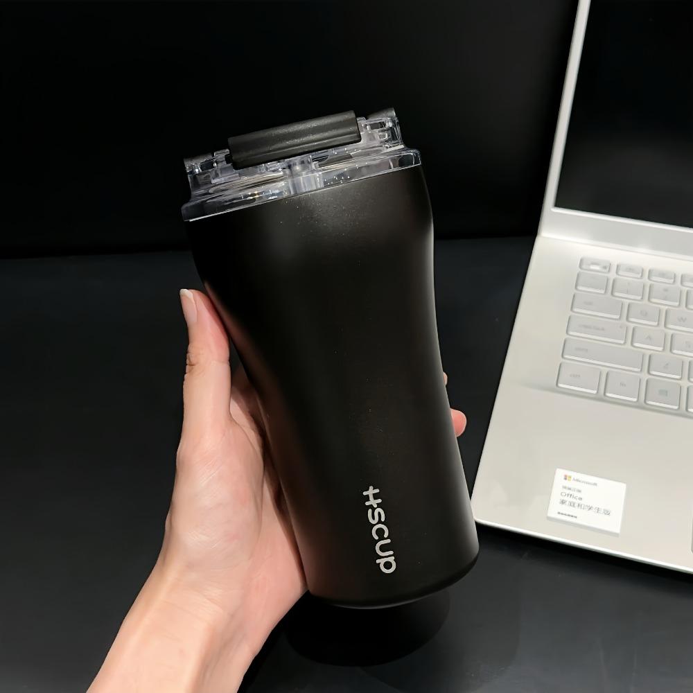 

380ml Stainl Steel Insulated Coffee Cup Portable Thermos Bottle with Leak-proof Lid Cover Car Vacuum Flask Keep Cold and Hot 380ml