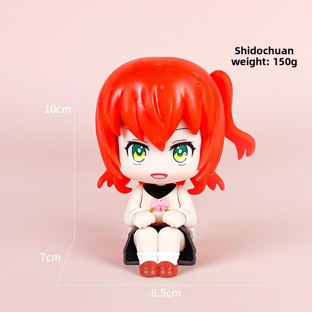 

Bocchi The Rock Pvc Anime Characters Gotoh Hitori And Kita Ikuyo Sitting Model Toys For Collectors Kita