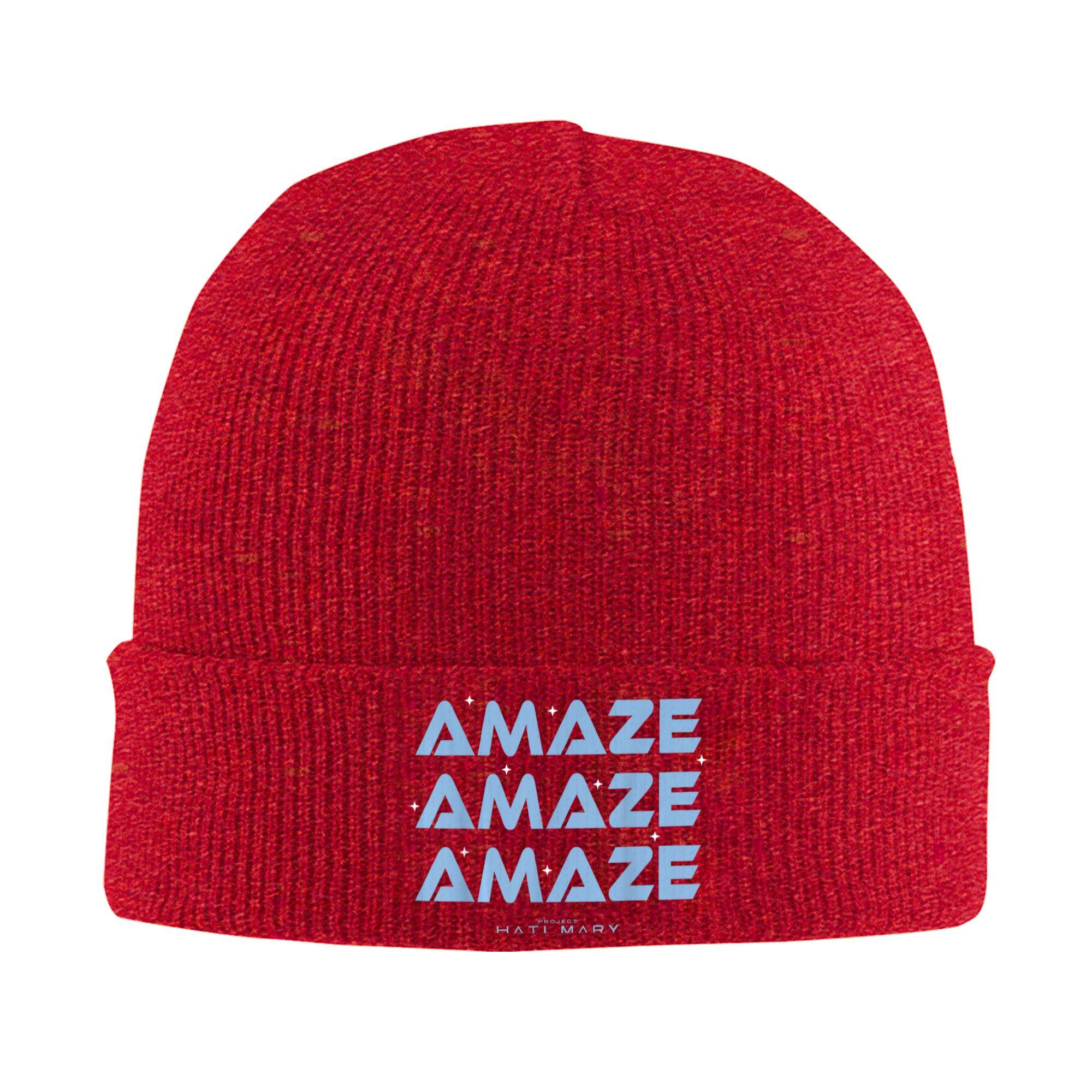 Project Hail Mary Amaze Amaze Amaze Knitted Caps Womens Unisexs Beanies Autumn Winter Hats Crochet Caps One Size