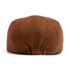 Smooth Winter Beret Cap Keep Warm Women Artist Hat Simple Peaked Cap  Outdoor