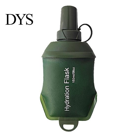 Faltbarer Trinkwasserbehälter TPU Weichflasche Feldflasche Lebensmittelqualität Auslaufsicher Sport BPA Frei Auslaufsicher Faltbar Outdoor Hydration