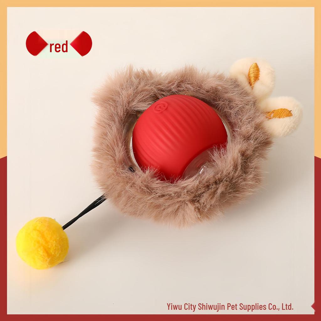 Smart Rolling Bite-Resistant Cat Toy Ball for Self-Entertainment & Decompression