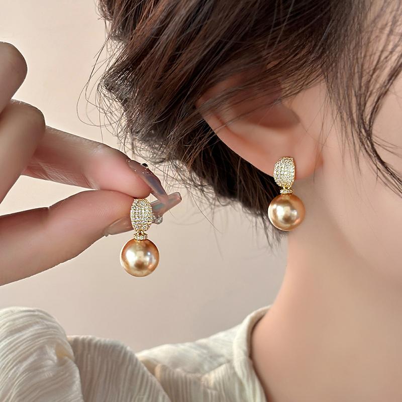 New Arrival Luxury Sensation Zircon Pearl Imitation Women's Holiday Jewelry Accessories Elegant able Dazzling