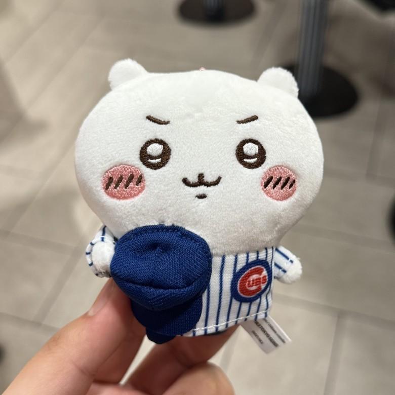 Chiikawa Hachiware Usagi Baseball Cartoon Keychain Plush Toy For Kids