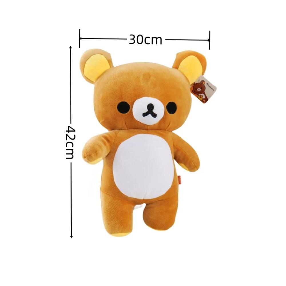 Anime Rilakkuma Cartoon Plüschpuppe Weiche Bärenspielzeuge Kawaii Raumdeko Teddybär Plüschtiere Niedliches Pärchen Bär Weihnachtsgeschenke für Mädchen