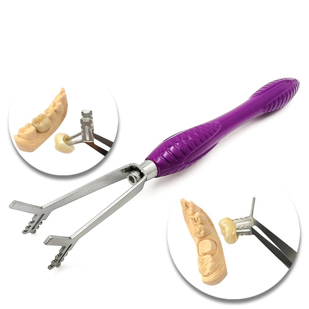 Silicone Handle Dental Crown Holder Dental Posterior & Anterior Crown Bridge Placer Remover Dentistry Lab Instruments