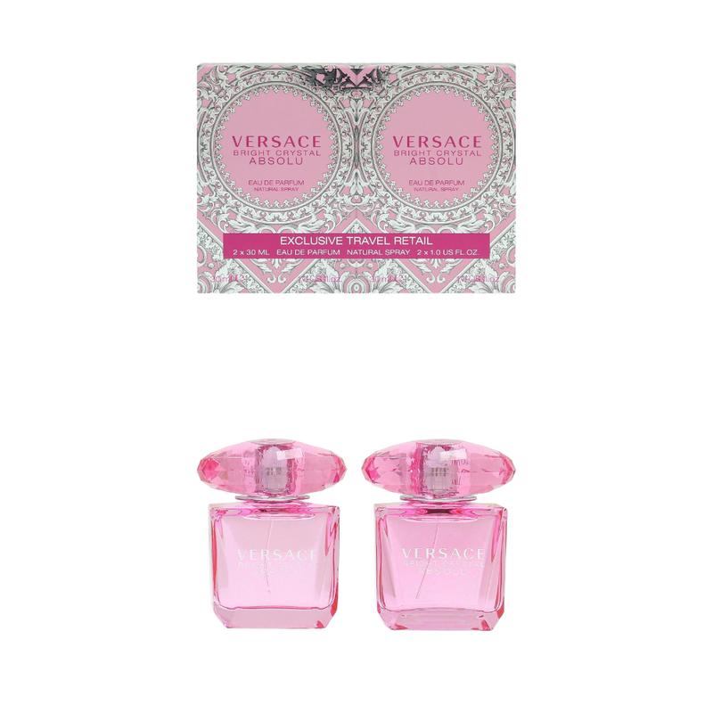 Versace Brilliant crystal perfume set boxed floral fragrance EDP 20428650 20428650-30ml*2