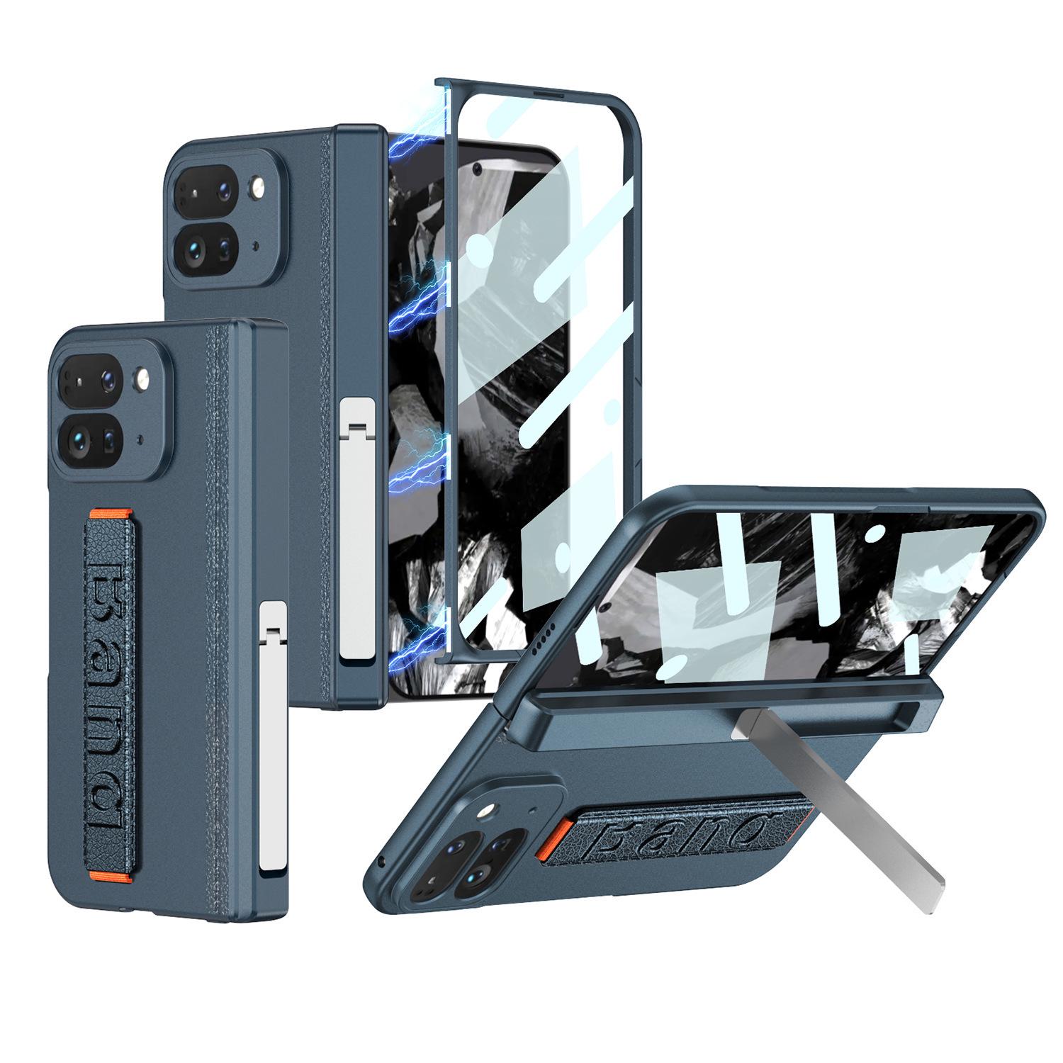 

Google Pixel Fold2 Case: Wristband Bracket, Film Integrated Protective Cover, Creative Design. Google Fold 2