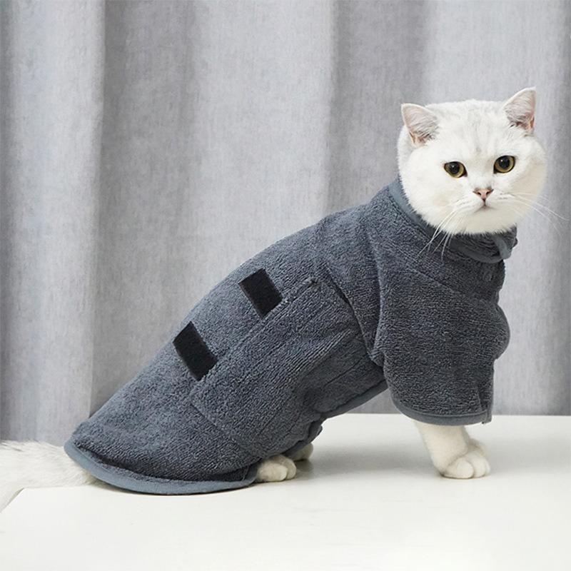 New pet bathrobe and bath towel - quick-drying for autumn and winter - pet towels