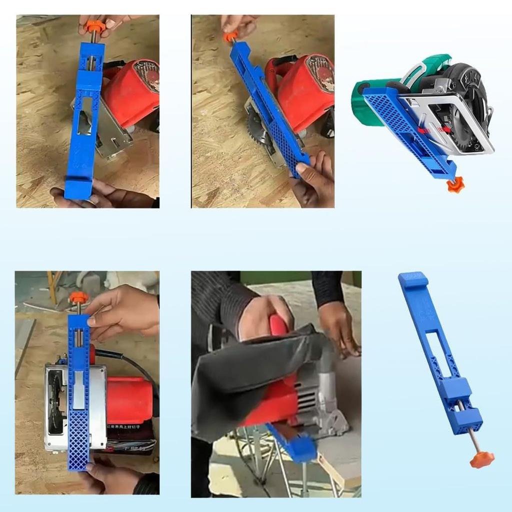Adjustable Cutting Machine Base Guide Rail Saw Guide for Circular Saw Precise Woodworking Project with Quick Positioning