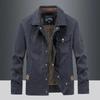 Retro Wasserdichte Taktische Jacke Herren Frühling Herbst Mehrere Taschen Abriebfest Winddicht Mantel Militär Dünne Cargojacken