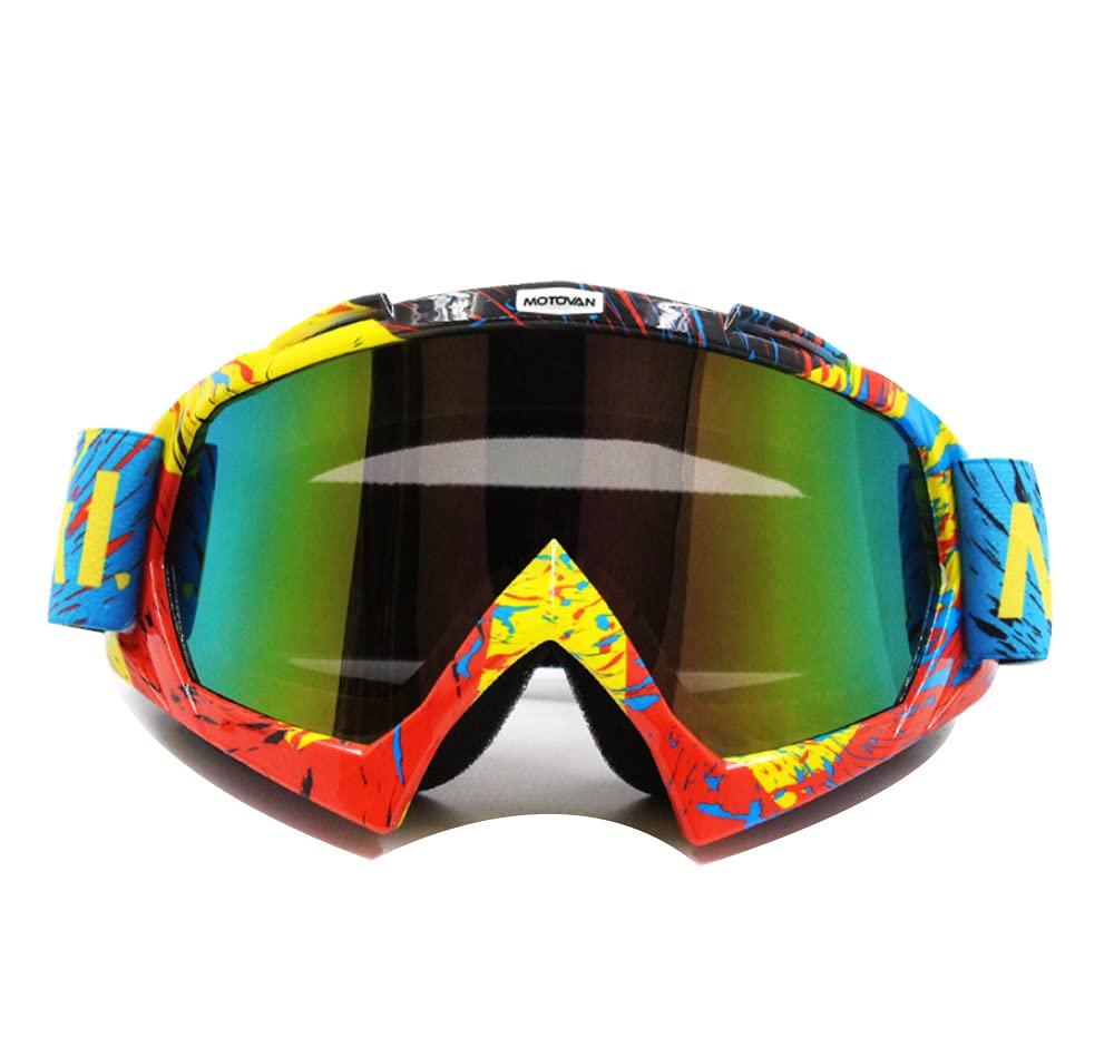

Ski Goggles Snowboard Bike Goggles Motorcycle Racing Motocross Glasses Windproof Goggles Ski Snowboard X495 Aya Lens [UISBOU] Anti-UV Off-Road