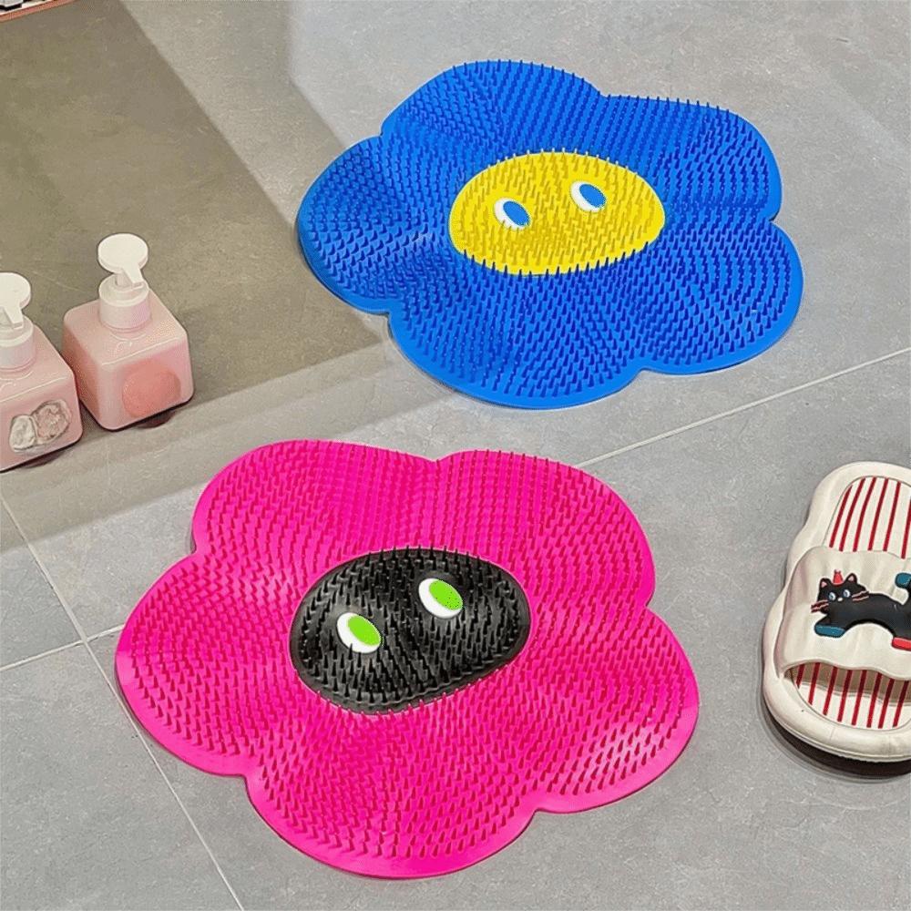 Massager Shower Foot Scrubber Non-Skid Exfoliating Foot Mat Foot Rubbing Board  Feet Washing