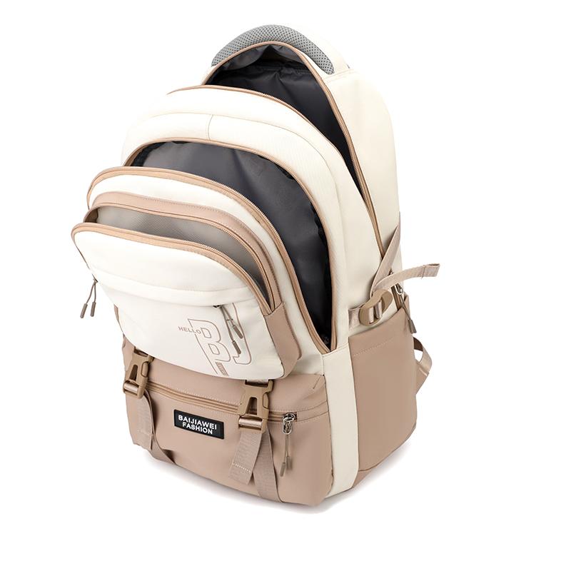 Rucsac de capacitate mare pentru elevi Rucsac pentru doamnă, cu umăr dublu, asortat